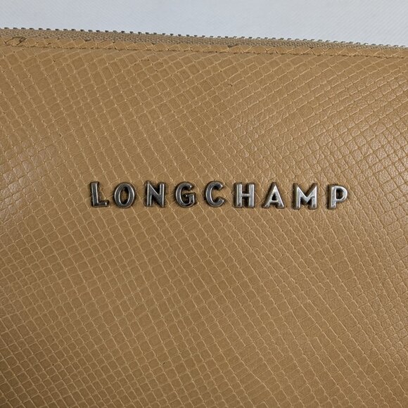 Longchamp Le Pliage Beige Leather Long Wallet for Women, Good Condition! - Picture 4 of 16